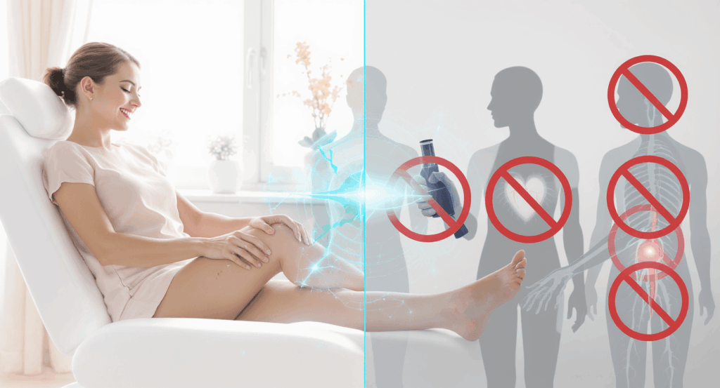 Qui peut et qui doit éviter de faire de la pressothérapie tous les jours